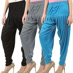 Patiala Salwar for Women Relaxed Fit Viscose Patiyala Salwar Harem Bottom Pants-image-52