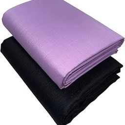 JHABAK'S Untitched Shirt and Trouser Fabric - Cotton Blend Material - 2.25m Shirt Cloth - 1.20m Pant Piece (Iris Purple Shirt & Navy Blue Trousers)-picture-28