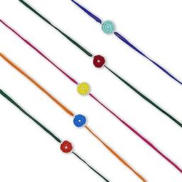 Prapti Handicrafts Handmade Designer Crochet Eco-Friendly Rakhi For Brothers,Sisters,kids Combo Pack-image-4