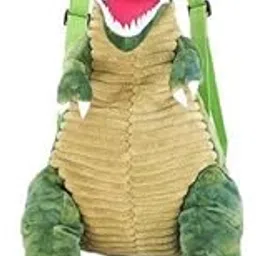saz dekor 5xCute Backpack for Child Toddler Dinosaur Plush Doll Bags Gift Green-picture-20