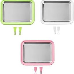 Instant Rolled Ice Cream Maker Summer Ice Cream Cold Plate for Gelato Sorbet Green-10