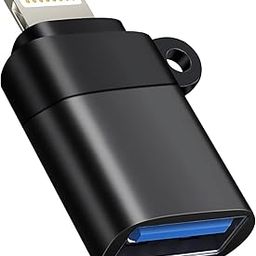 LIRAMARK Lightning Male to 3.0 USB A Female OTG Adapter Compatible with iPad, iPhone Support Connect USB Flash Drive, Mouse, Keyboard, Suitable for Home Office-20