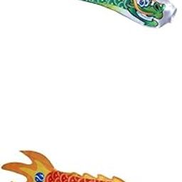 MERISHOPP 2pcs Creative Dragon Mark Outdoor Windsock Carp Streamer Hanging Decors|Home & Garden|Yard, Garden & Outdoor Living|Garden D?©cor|Windmills & Wind Spinners-image-43