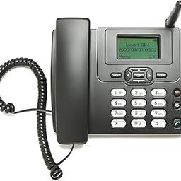 DRUMSTONE (𝟭𝟴 𝗬𝗘𝗔𝗥 𝗪𝗔𝗥𝗥𝗔𝗡𝗧𝗬) Landline Phone with SIM Card Support | GSM Wireless Desk Phone | Caller ID | Noise-Free Communication | Rotatable Antenna | Backlit LCD Screen-19