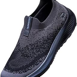 Blend Knit Casual Slip Ons for Men | Padded Insole for Extra Support, Stylish Shoes for Boys-image-49