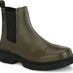 delize Black Men Vegan Leather Chelsea boots-613-6-picture-6