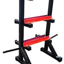 MUNDET WALA 3-in-1 Dumbbells Rack, Weight Plate Stand, and Bar Holder (Black & Red) (3 IN 1 Rack)-picture-27