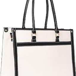 Canvas Laptop Tote Bag, 14 inch Laptop Bag, Work Shoulder Bags, Casual Handbag for Travel, Office, College With a Long Adjustable Strap-image-52