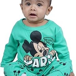 Unisex Baby Classic Fit Solid Sweatshirt and Sweatpant Set | Green | 9-12 Months | KIDS12833-image-21