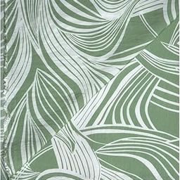 Viscose Blended Crushable Green (Emerald) Colour Printed Unstitched Shirt Fabric - 1.60 Meters / VV1097-image-81