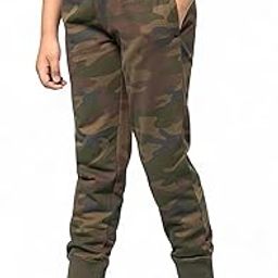 Alan Jones Clothing Boy's Camouflage Cotton Joggers Track Pant-image-26