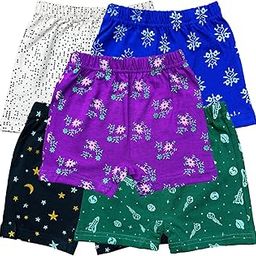 Ayvina Kids Printed Unisex Bloomers Underwear 100% Cotton Soft Comfortable | Skin Friendly | Innerwear |(Pack of 5)-image-91