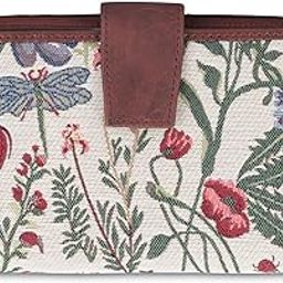 Filipia Ladies Wallet Womens Wrist Clutch Purse (Flax),Multi-image-41