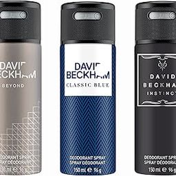 David Beckham Beyond + Classicblue + Instinct Deo Combo Set - Pack of 3, 450 Ml (Spray, Male)-15