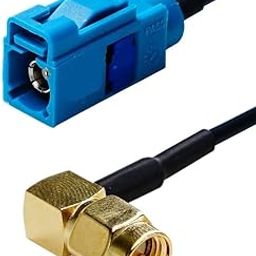 KUIQEO FENG GUO Fakra Z Female Ja-ck to SMA Male/Female Plug RG174 Cable gp/s an/te/na Extension Adapter Coaxial Pigtail for Auto Car Vehicle(FAKRA CK-SMAJW,50CM)-image-0