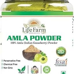 Amla Powder For Hair | Skin Care | Organic | Indian Gooseberry Powder | Hair Colour Black| Hair Mask-200 Gram-51