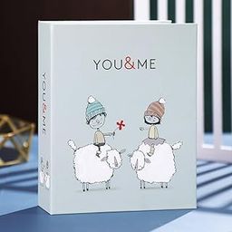 Mold Your Memories Photo album 4X6 100 photos, scrapbook for photo collection. photo album book | Valentine Gift | Travel photos | Family Photo | Wedding Album(U & ME 100 Photos)-image-83