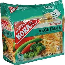KOKA Orienta Instant Noodles The Original Vegetable Flavour(Pack Of 5) With Flavouring Oil "(Halal Certified)" - Vegetarian - 85 Gm-image-5