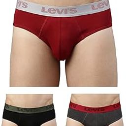 Cotton Blend Style# 066 Active Brief for Men with Contoured Double Pouch, Tag Free Comfort & Smartskin Technology (Assorted- Pack of 3) Color & Print May Vary-image-62