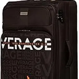 verage Odyssey 24"/70 cms Brown Soft-Sided Medium Check-in Luggage Trolley Bag with Expandable & Anti-Theft Zipper Trolley Bags for Travel (14104)-picture-19
