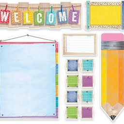 Creative Teaching Press Upcycle Style Welcome Bulletin Board (7054)-12