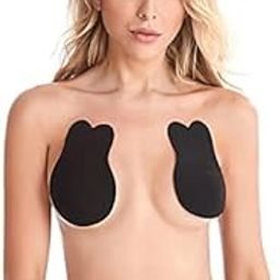 Silicone Nipple Cover Reusable & Invisible for Women – 1 Pair | Adhesive Nipple Bra (1, Style-3) Beige-image-85