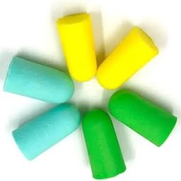 EZ LIVING 6 pair ComfortWave Deluxe Foam Ear Plugs Noise Cancelling Ear Plugs Comfortable Foam Ear Plugs High Noise Reduction Ear Plugs Soft Foam Ear Plugs (random Color)-0