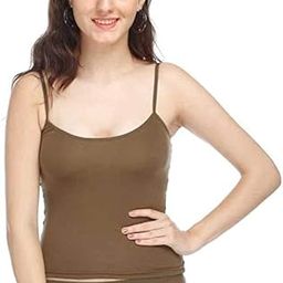 Skandas Trendz Cotton Camisole Slip with Adjustable Straps - Light Brown-picture-40