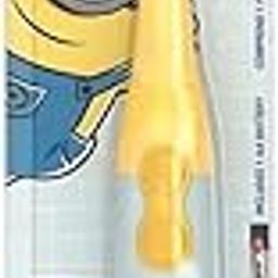 Colgate Minions Kids Manual Toothbrush, Battery-Powered Toothbrush For Kids With Extra Soft Bristles, Yellow Toothbrush For Ages 3 And Up, Includes 1 Aa Battery, 1 Pack-14