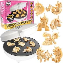 Unicorn Mini Waffle Maker- Creates 7 Different Unicorn Animal Shaped Waffles in Minutes- A Fun and Cool Magical Breakfast for Kids & Adults - Electric Non-Stick Waffler Iron, Fun Gift for Girls-picture-28