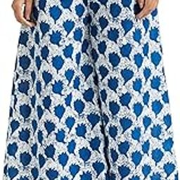 Women's Relaxed Cotton Flared Palazzo-image-80