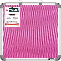 YAJNAS® Premium Material 41x41 Centimeter Pink Color Notice Board/Pin-up Board/Soft Board/Bulletin Board/Pin-up Display Board for Home, Office & School (Pink, 41x41 Centimeter)-picture-16