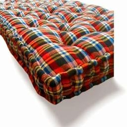 IMSMARTMART Super Heavy Border 5 inch Single Cotton Mattress Soft Cotton Multicolor Mattress Gadda Single Bed Ideal Travel, Home, Dabha, Hotel, Marriage Hall (L x W: 72 inch x 36 inch)-picture-25