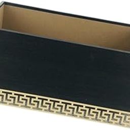 UJEAVETTE Flower Box for Arrangements Florist Supplies for Birthday Wedding Graduation 38cmx17.5cm Black-28