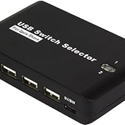 TOPFROP USB KVM Switcher Sharing Device 2 Input 4 Output KVM Switching Box for Keyboard, Mouse Efficient Fast Data Transfer-15