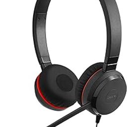 Jabra Evolve 30 II Stero On Ear Wired Headphones with Mic-19