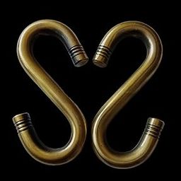 Jhulawala.com S-Hook for Swing jhula Extension Rod for Swing Hammock Patio Punching Bag Antique Brass Finish Pure SS 12MM Rod with Weight Capacity of 1000KG (2 Piece)-image-53