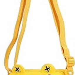 EVA Kids Satchel Bag, Beautiful Appearance Exquisite Workmanship Chidren Camera Storage Sling Bag for Birthday Gift Lightweight Travel Bags for Girls (Yellow)-31