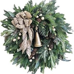 CLUB BOLLYWOOD®Artificial Flower Wreath Christmas Garland Hanging for Door Decoration|Home & Garden | Home D?©cor | Floral D?©cor|1 Wreath-image-41