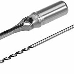 6mm Square Hole Drill Bit, 1/4 Inch High-Carbon Steel Hollow Chisel Mortise Power Tool for Woodworking-56