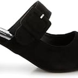 Buckle Strap Detail Microfiber Mules-image-30