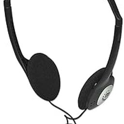 Manhattan 177481 Stereo Headphones with Adjustable Headband Black-12