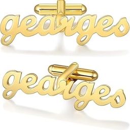 Personalized Name Cufflinks- Custom Name Cufflinks for Men | Wedding Groom Groomsmen Gift | Men's Formal Shirt Accessories-image-8