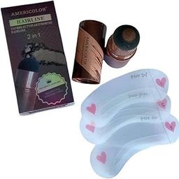 MahekuCT™ Waterproof Makeup Eyebrow Stamp Shaping Kit & Long 2 In 1 Eyebrow & Hairline Stamp with Stencil Kit One Step Lasting Stamp Eyebrow Stamp + 3 Stencil (Light Brow 1 Pack of 1)-image-47