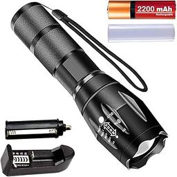 Metal LED Torch Flashlight with Water Resistance-image-13