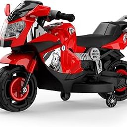 kidsROAR Electric Bike for Kids | Kids Bike 2-5 Years Electric | Baby Bike Toy | mini Bike for Children | Toy Bike battey Charger Lights Music Best Birthday Gifts for Kids Boys Girls BM-01 (RED)-image-96