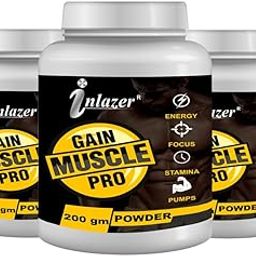 Inlazer, Weight Gain Powder For Support Healthy Weight Gainer Improve Strength & Real Muscle Mass Gainer For Body Builders & Improves Performance-image-92