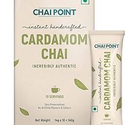 Chai Point Instant Cardamom Tea – 10 Sachets | Authentic Elaichi Chai | Instant Tea Premix | Assam Tea with Natural Elaichi Flavor-19