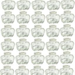 SNOOGG pack of 30 strong thick 20 ML multipurpose Small 25 mm Neck Glass Bottle For Medicine, Hertbals, perfume, Car perfume, Making for Gifts, Craft, Wedding, party favors and endless applications-picture-20