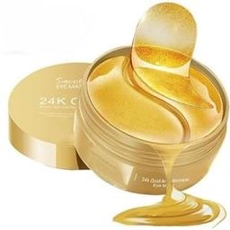 NYCTAN 60 Pcs Under Eye Mask for Dark Circles with 24k Gold, Eye Cooling Gel Pads, Hydrogel Eye Patch Mask with Collagen for Relaxing Eyes, Reducing Puffiness & Wrinkles.-11